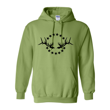 Hooded Sweatshirt: Black Logo - Liberty Game Calls 