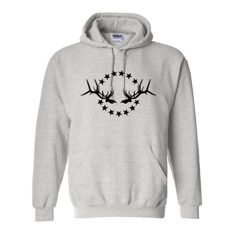 Hooded Sweatshirt: Black Logo - Liberty Game Calls 