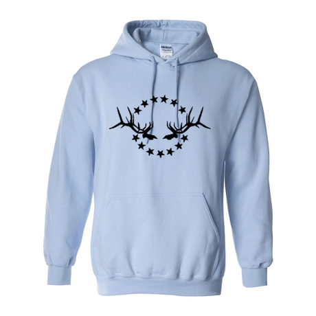 Hooded Sweatshirt: Black Logo - Liberty Game Calls 