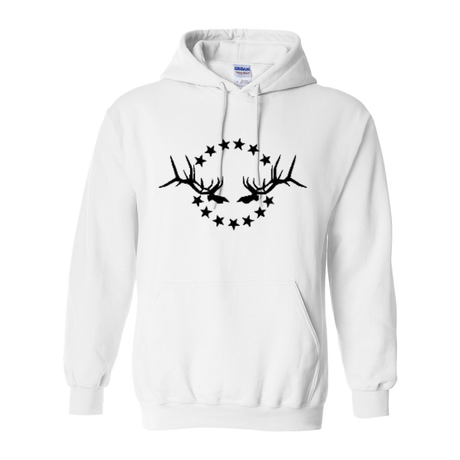 Unisex Hooded Sweatshirt: Black Logo - Liberty Game Calls 