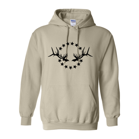 Unisex Hooded Sweatshirt: Black Logo - Liberty Game Calls 